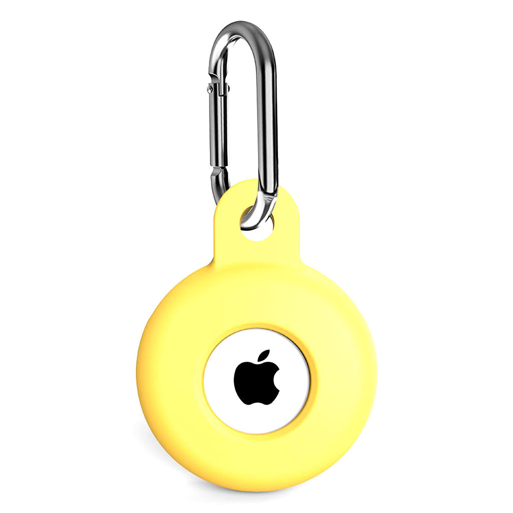 Étui en silicone AirTags A001 - Jaune