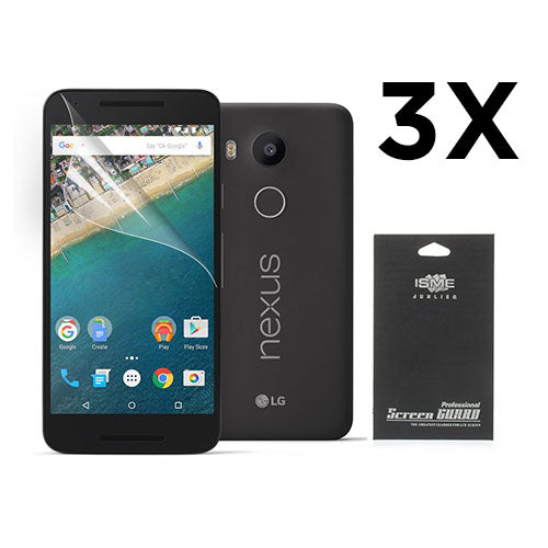 Protection d'écran pour Google Nexus 5X. 3 Pcs.