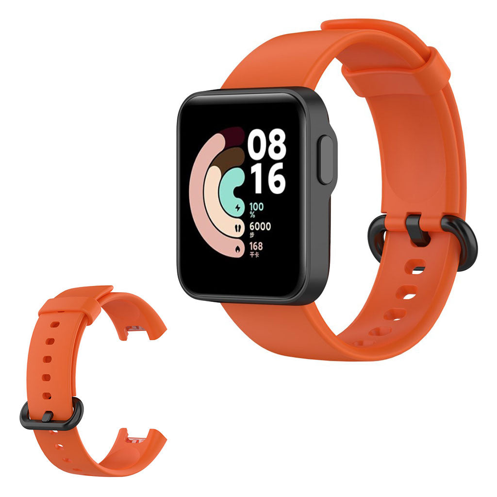 Xiaomi Mi Watch Lite simple silicone watch band - Orange