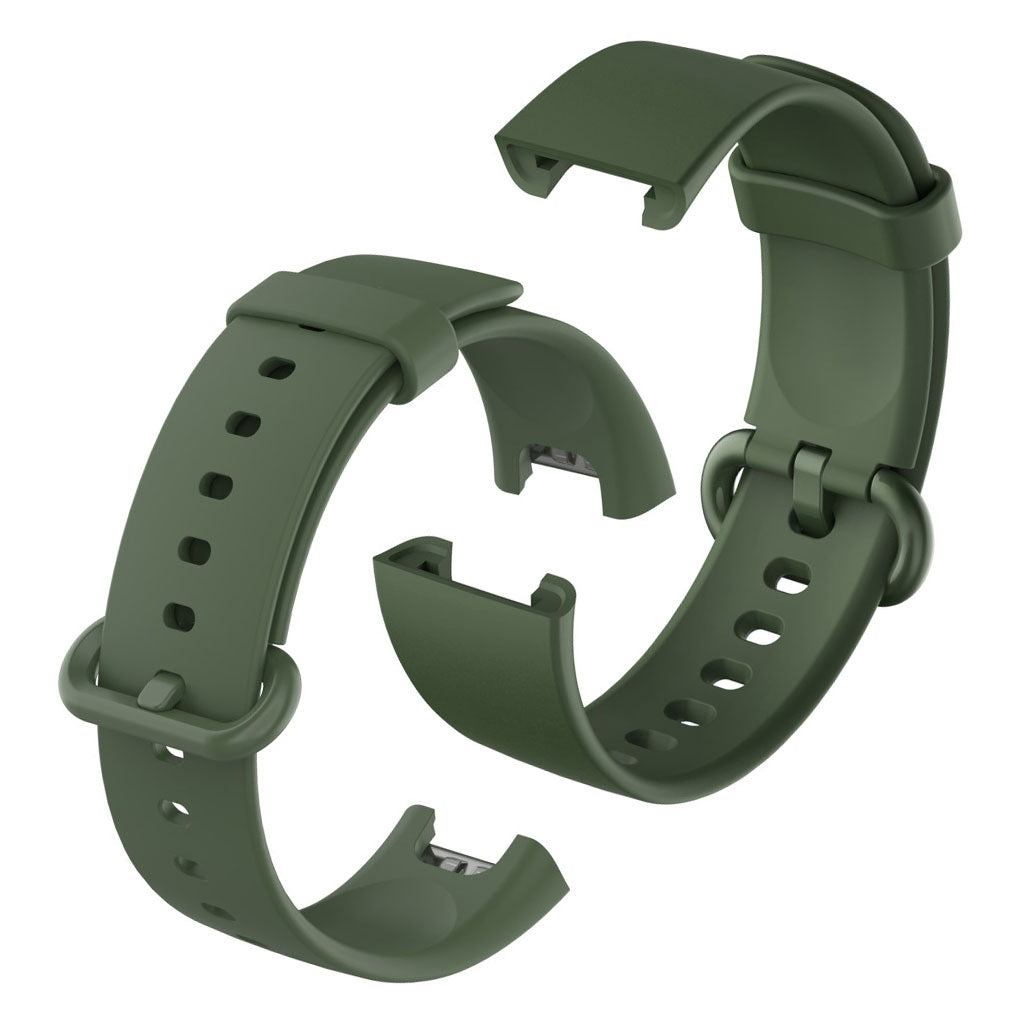 Xiaomi Mi Watch Lite / Redmi Watch bracelet de montre durable en silicone - Vert Foncé