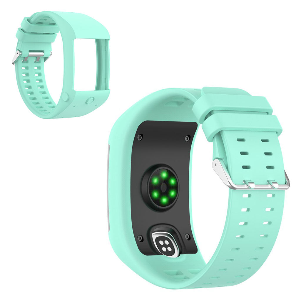 Polar M600 silicone watch band - Cyan