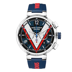Louis Vuitton Tambour Damier Cobalt 46mm