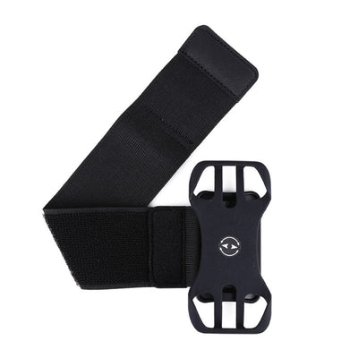 Brassard amovible rotatif à 360° pour téléphones portables de 4,5 à 7,0 pouces - Noir