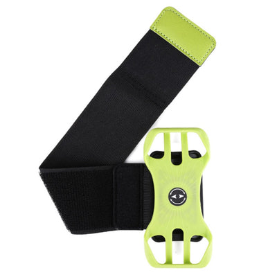 Brassard amovible rotatif à 360° pour téléphones portables de 4,5 à 7,0 pouces - Vert