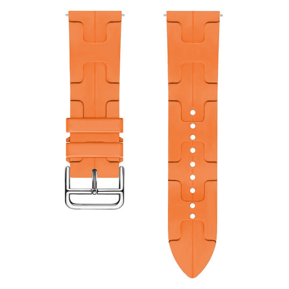 Huawei Watch GT 4 / GT 3 / GT 2 46mm Water Resistant Strap 22mm Liquid Flexible Watch Band - Orange