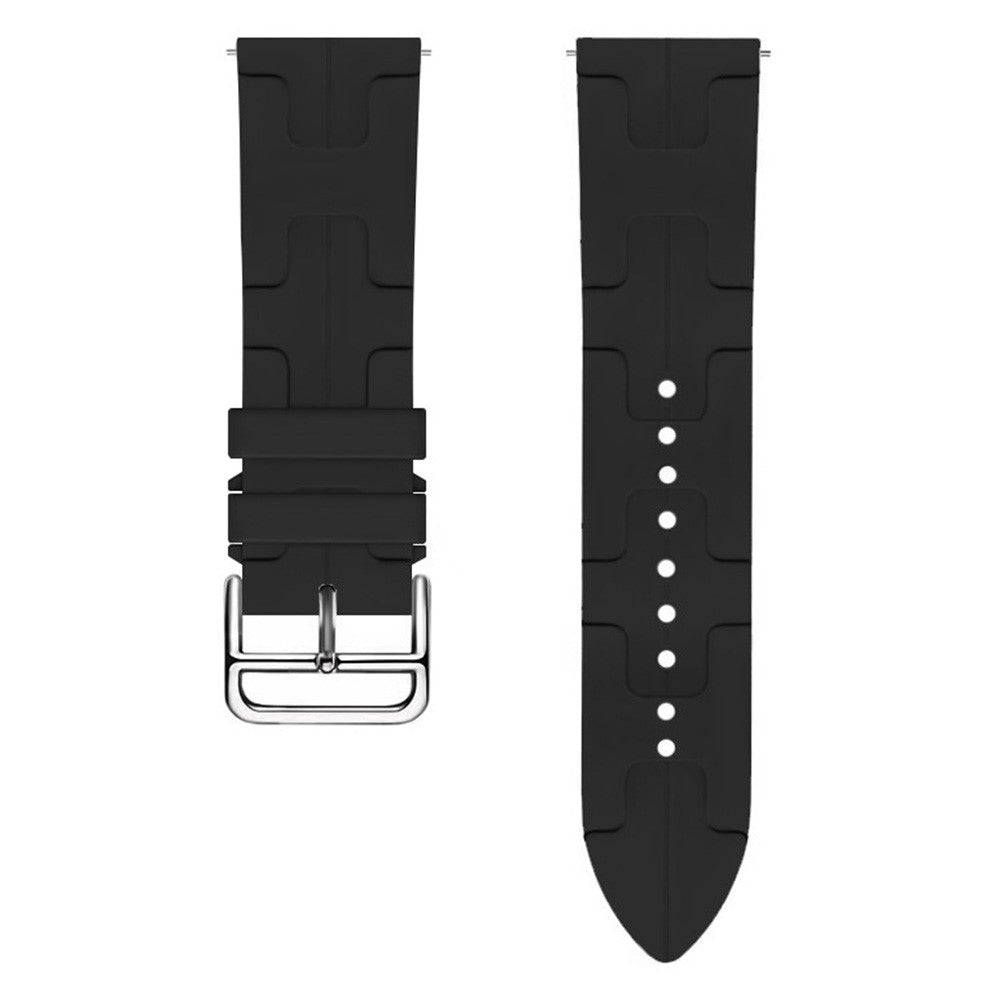 Huawei Watch GT 4 / GT 3 / GT 2 46mm Water Resistant Strap 22mm Liquid Flexible Watch Band - Black