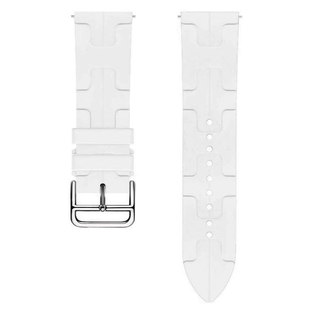Huawei Watch GT 4 / GT 3 / GT 2 46mm Water Resistant Strap 22mm Liquid Flexible Watch Band - White