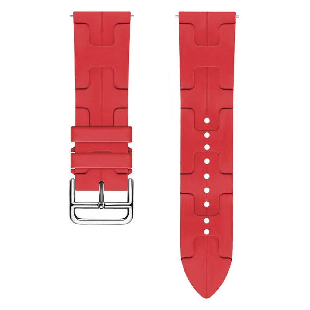 Huawei Watch GT 4 / GT 3 / GT 2 46mm Water Resistant Strap 22mm Liquid Flexible Watch Band - Red