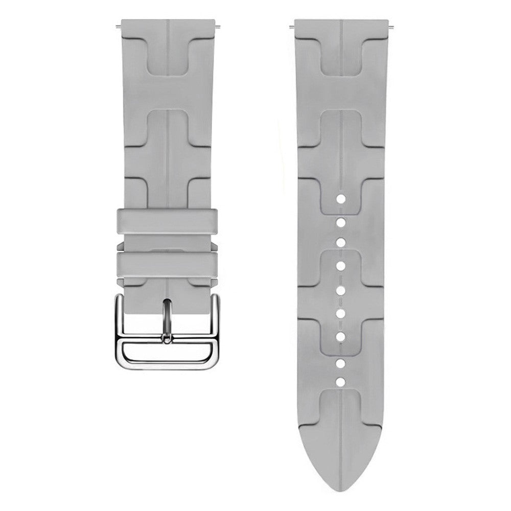 Huawei Watch GT 4 / GT 3 / GT 2 46mm Water Resistant Strap 22mm Liquid Flexible Watch Band - Grey