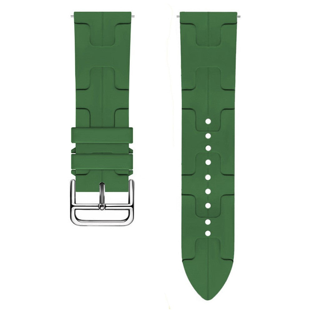 Huawei Watch GT 4 / GT 3 / GT 2 46mm Water Resistant Strap 22mm Liquid Flexible Watch Band - Blackish Green