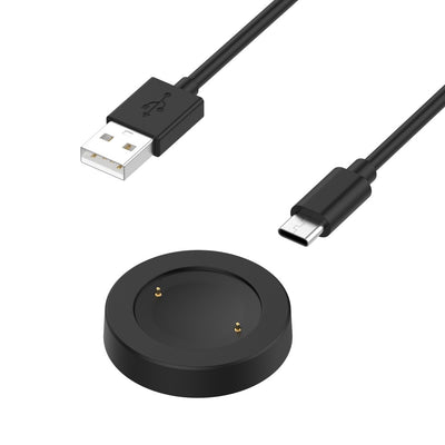 For Honor Watch GS 4 / Watch GS 3 MUS-B19 / Watch 4 TMA-L19 Socle de chargement Watch Charger with 1m Splittable Cable - Black