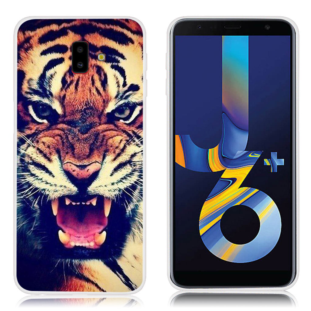 Étui à motifs imprimés Samsung Galaxy J6 Plus (2018) - Tigre