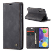 CaseMe Étui Vintage Samsung Galaxy A70s - Noir