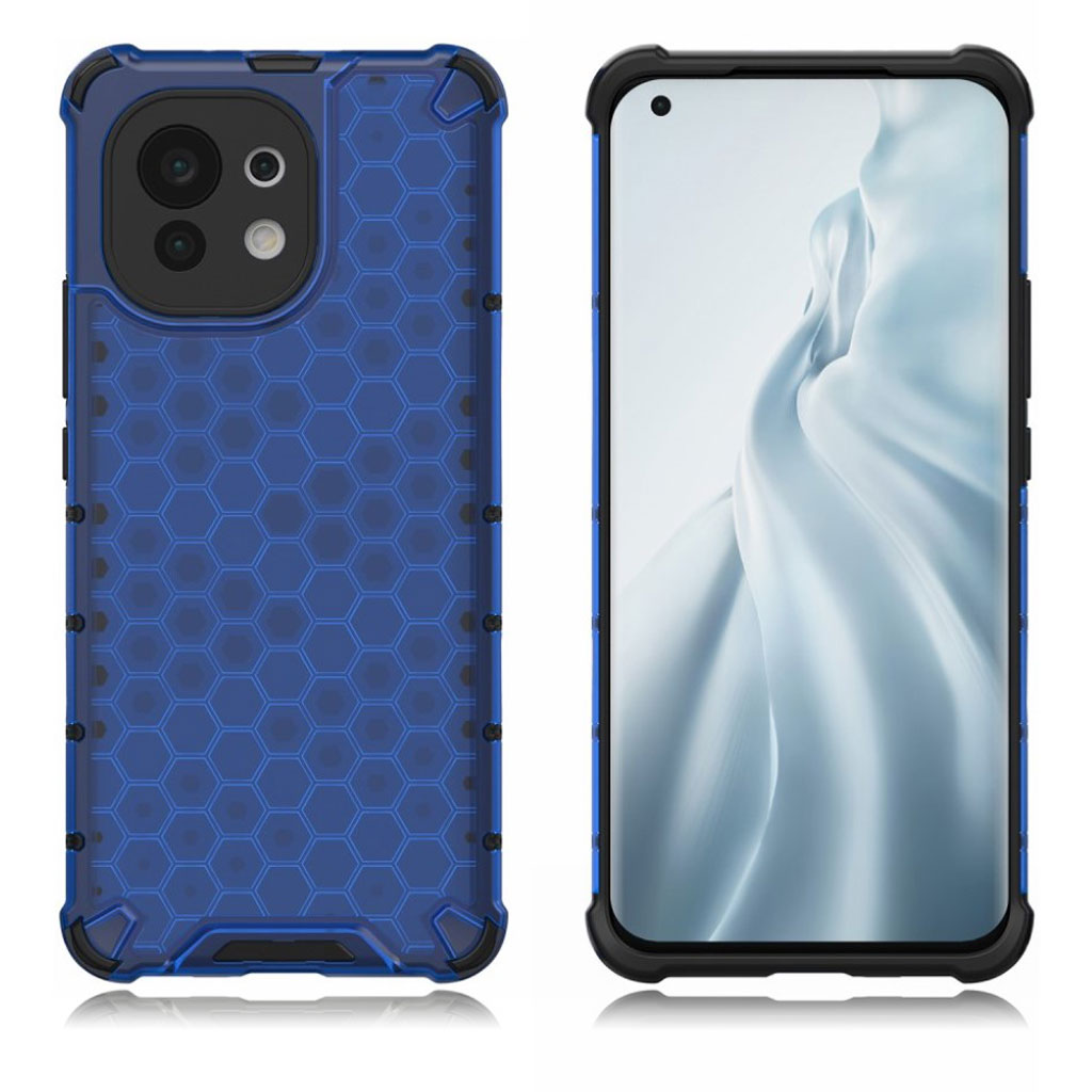 Couverture Bofink Honeycomb Xiaomi Mi 11 - Bleu