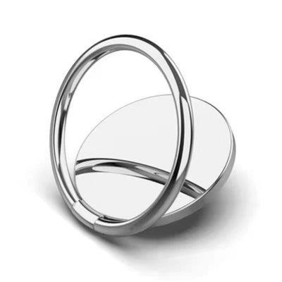 Support universel de bague de téléphone à 360 degrés en alliage de zinc - Argent