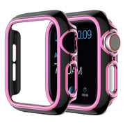 Apple Watch Series 6 / 5 44mm housse d'ornement de couleur - Noir / Rose