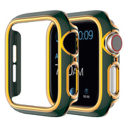 Apple Watch Series 6 / 5 44mm housse d'ornement de couleur - Vert / Or Rose