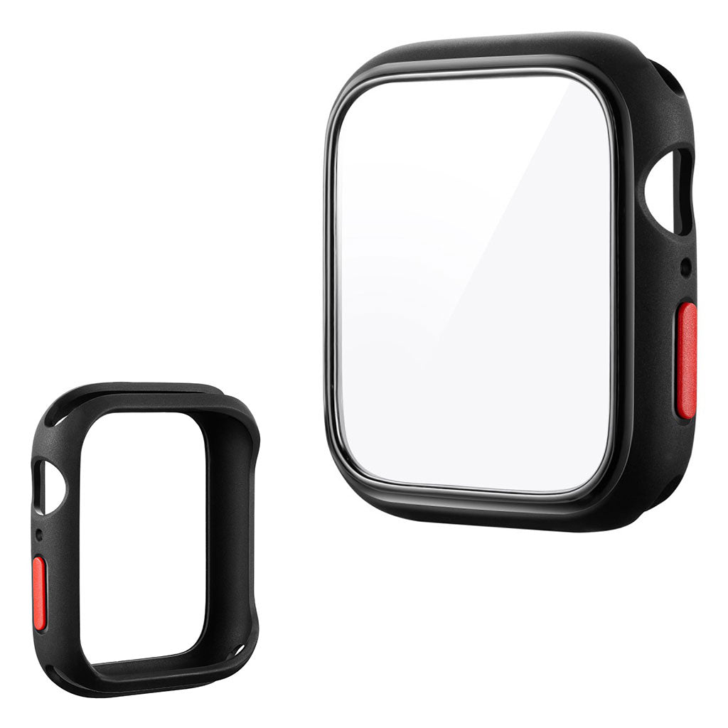 Apple Watch Series 6 / 5 44mm housse en verre trempé - Noir