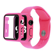 Apple Watch Series 6 / 5 40mm housse en verre trempé + bracelet - Rose