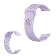 Bracelet de montre Samsung Gear S3 à trous élégants - Violet Clair