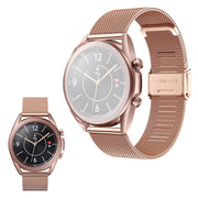 Samsung Galaxy Watch 3 (41mm) bracelet de montre en acier inoxydable - Rose Gold