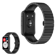 Huawei Watch Fit bracelet simple en acier inoxydable - Noir