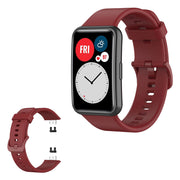 Bracelet de montre en silicone Huawei Watch Fit - Rouge Vin