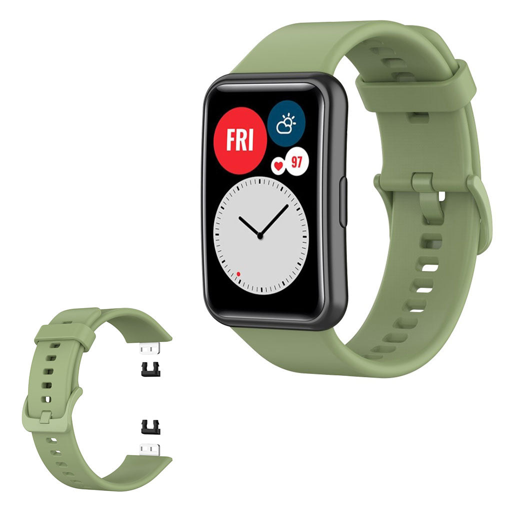 Huawei Watch Fit silicone watch band - Matcha Green