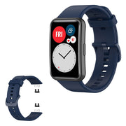 Bracelet de montre en silicone Huawei Watch Fit - Bleu Marine