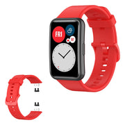 Bracelet en silicone Huawei Watch Fit - Rouge