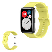 Bracelet de montre en silicone Huawei Watch Fit - Jaune