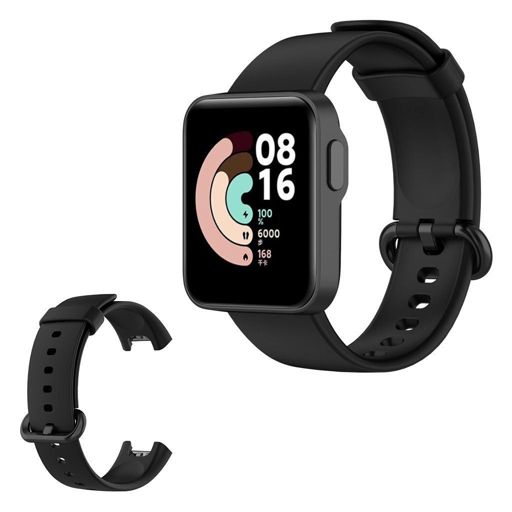 Xiaomi Mi Watch Lite simple silicone watch band - Black