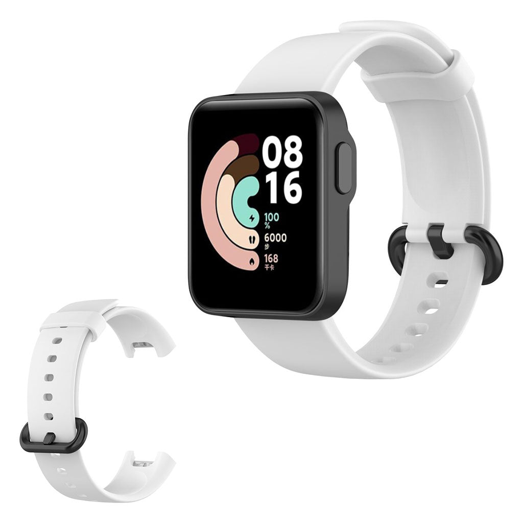 Xiaomi Mi Watch Lite simple silicone watch band - White