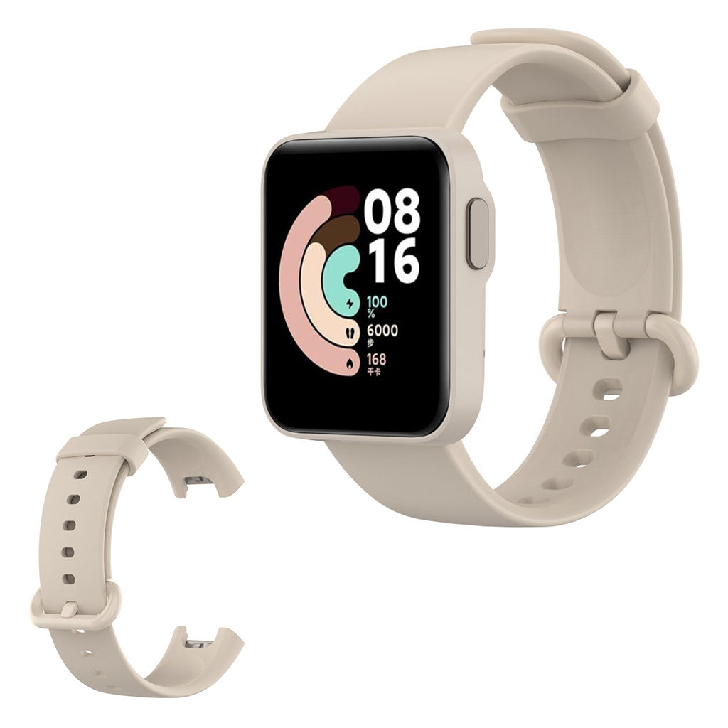 Xiaomi Mi Watch Lite simple silicone watch band - Beige