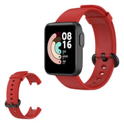 Xiaomi Mi Watch Lite bracelet de montre simple en silicone - Rouge