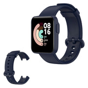 Xiaomi Mi Watch Lite bracelet de montre simple en silicone - Bleu Nuit
