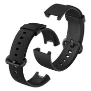 Xiaomi Mi Watch Lite / Redmi Watch bracelet de montre durable en silicone - Noir