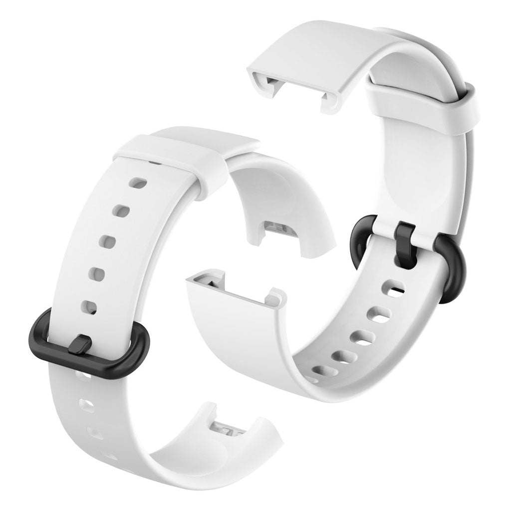 Xiaomi Mi Watch Lite / Redmi Watch durable silicone watch band - White