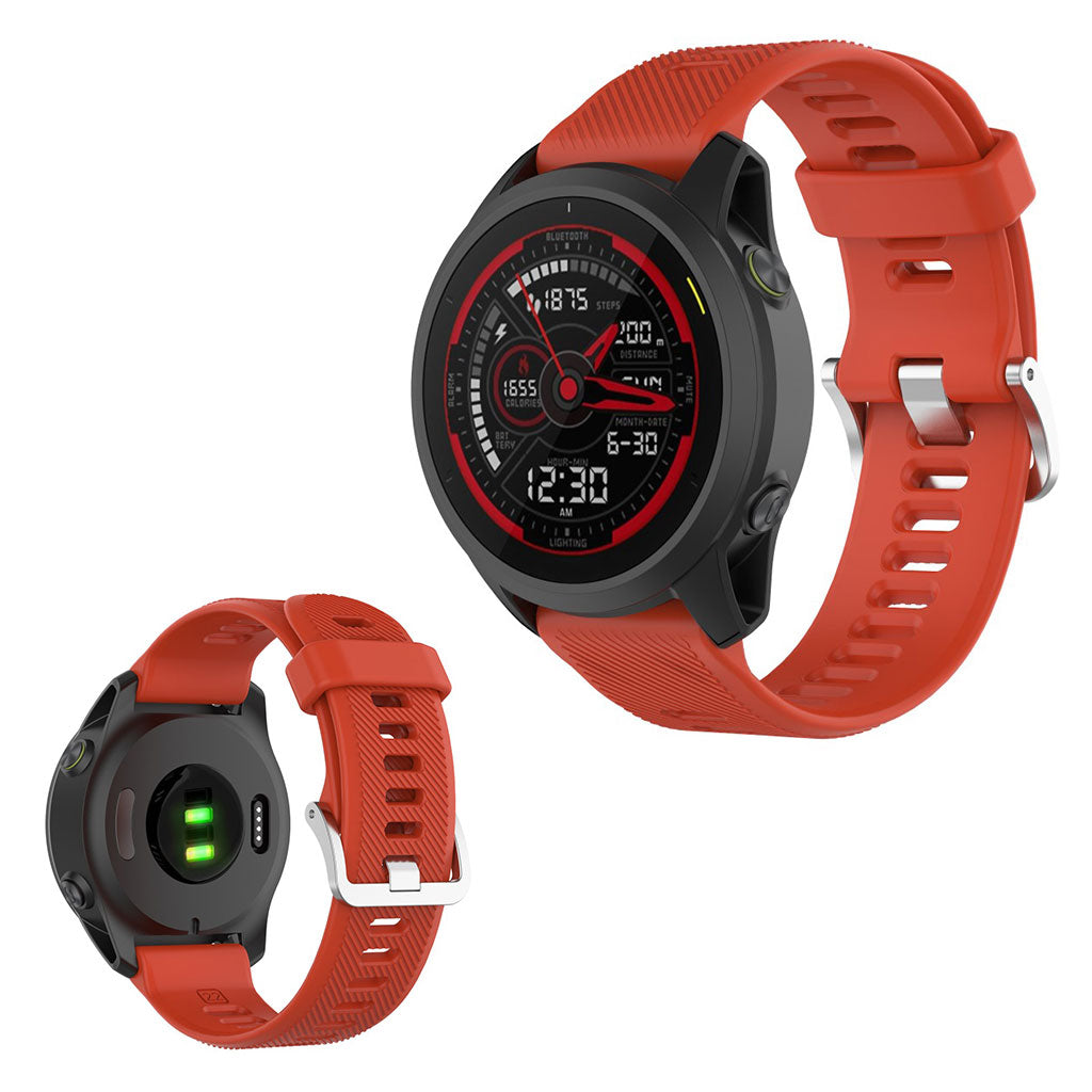 Garmin Forerunner 745 silicone watch band - Red