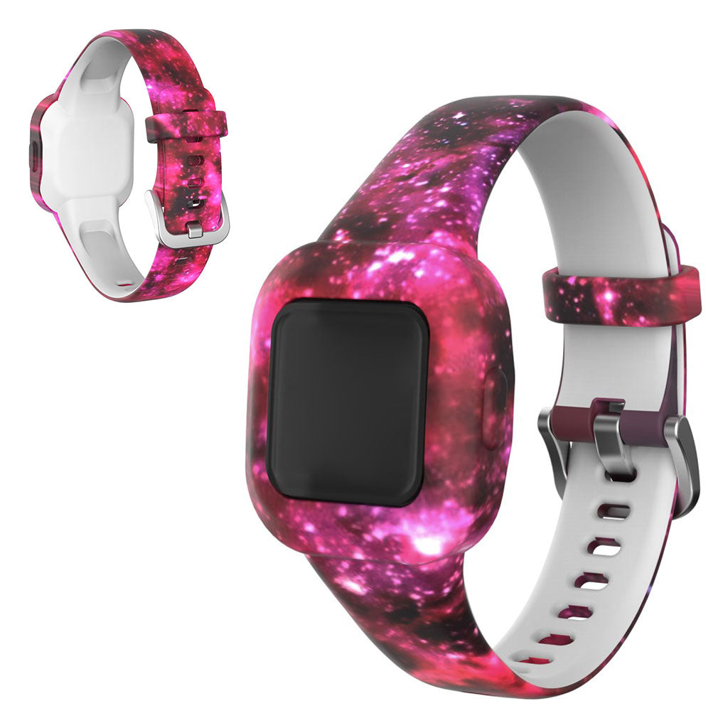 Garmin Vivofit Jr 3 modèle en bracelet de montre en silicone - Starry Sky Pink