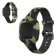 Garmin Vivofit Jr 3 modèle de bracelet en silicone - Vert Camouflage