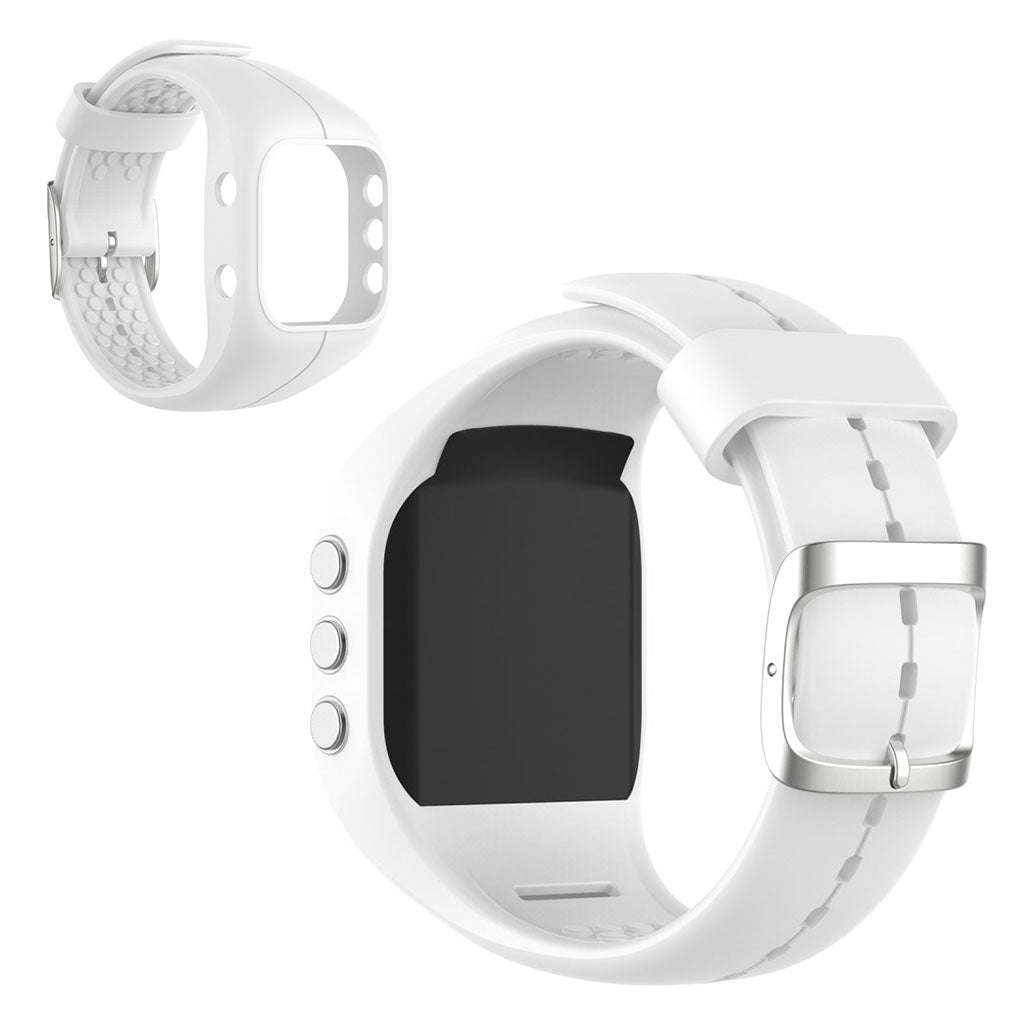 Polar A300 silicone watch band - White