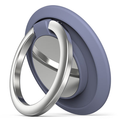 Support magnétique universel rotatif pour anneau de téléphone - Gris Lavande