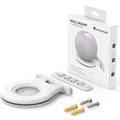 AHASTYLE Support mural Apple HomePod Mini - Blanc